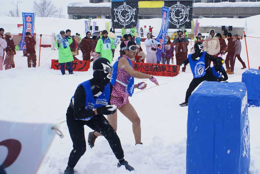 Snowball fight festival, Niigata.