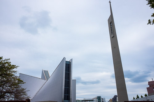 Bell Tower, Sekiguchi Catholic Church, St. Mary's Cathedral, Bunkyo Ward, Tokyo.