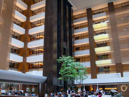 Strings by Intercontinental lobby, Shinagawa, Shinagawa Station, Tokyo, Japan.