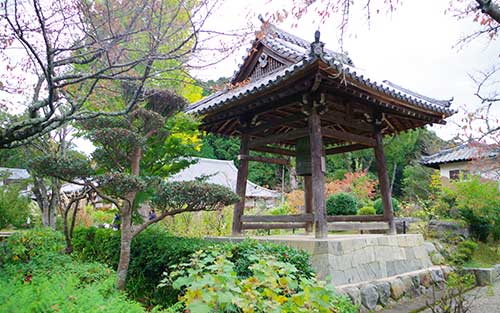 Tachibanadera Temple, Nara, Japan.