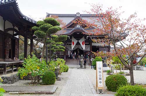 Tachibanadera Temple, Nara, Japan.