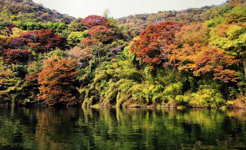 Taishaku Gorge in Hiroshima Prefecture, Japan.