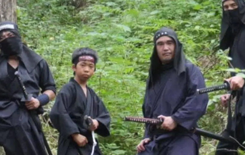 Outdoor Ninja Training, Tama area, Japan.