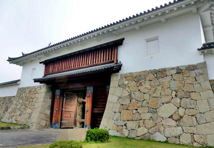 A reconstructed turret (yagura) at Tanabe Castle.