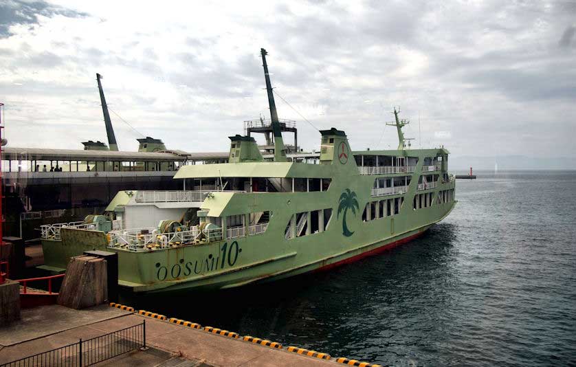 Car Ferry between Kagoshima and Tarumizu operated by Iwasaki Corp