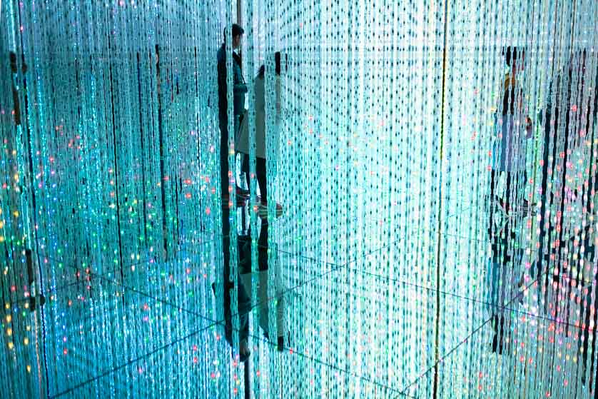 Crystal World, TeamLab Borderless, Odaiba.