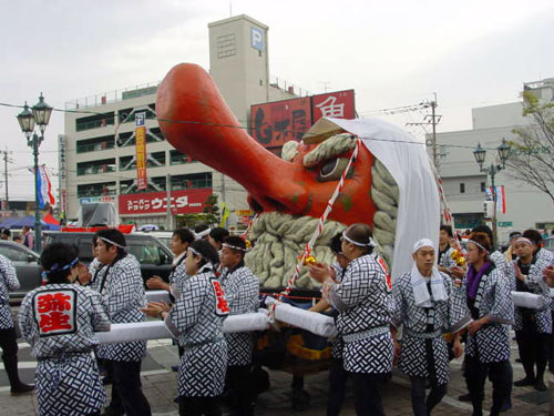 Beppu Onsen matsuri, Oita Prefecture, Japan.