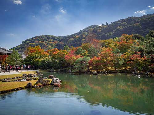 Tenryuji Temple, Kyoto, Japan.