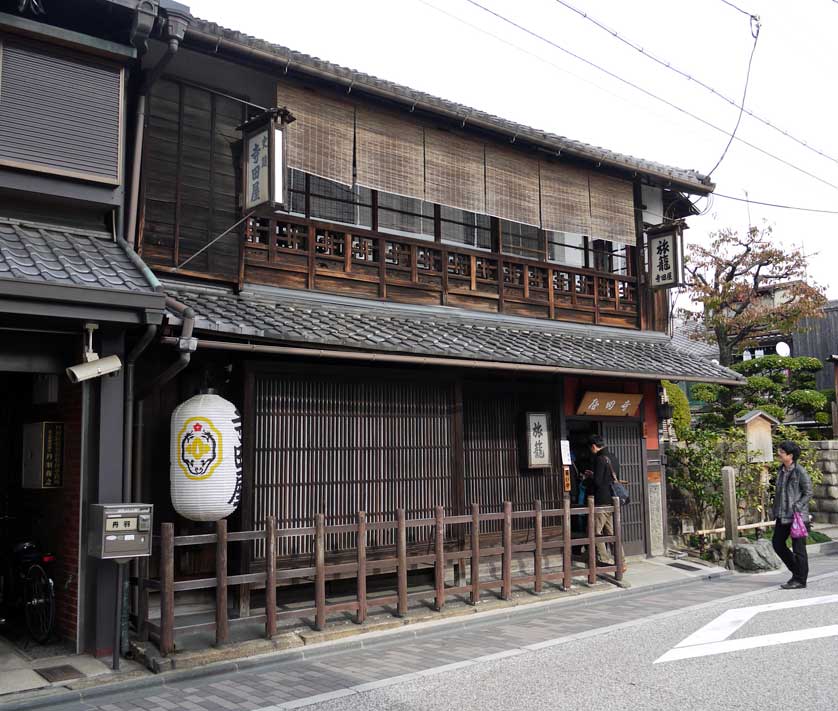 The historic Teradaya inn in Fushimi, south Kyoto.