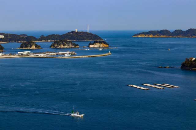 Toba Bay, Mie Prefecture, Japan.