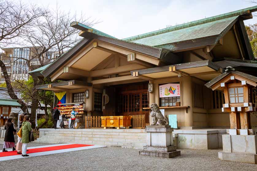 Main shrine building, Togo Jinja Shrine, Harajuku, Tokyo.