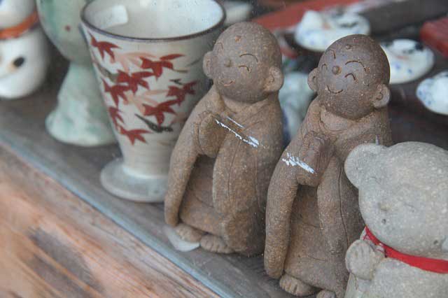 Ceramics are a popular item, Kyoto.