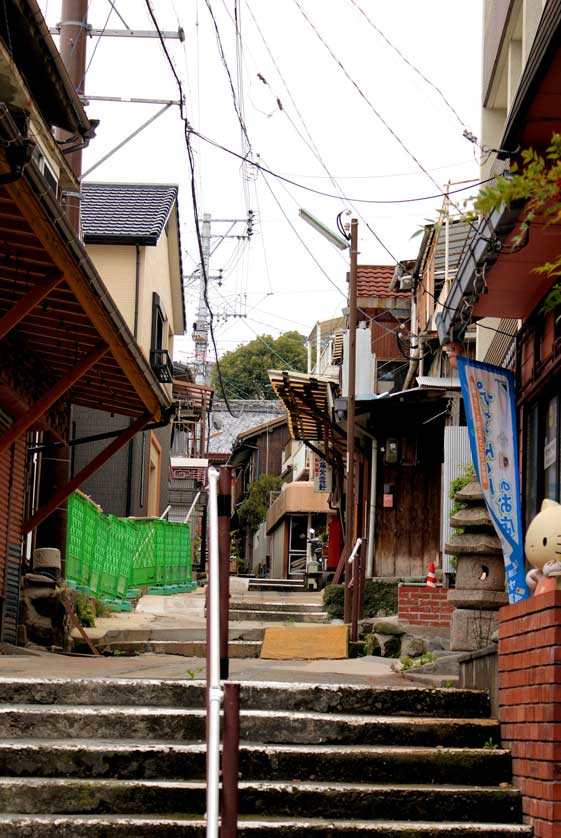 Tojin Yashiki district today, Nagasaki, Kyushu, Japan.