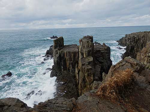 Tojinbo Cliffs, Fukui Prefecture.