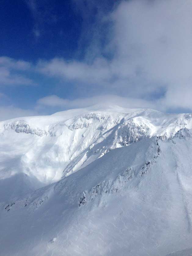 Mountain Peaks, Tokachidake Onsen, Hokkaido.