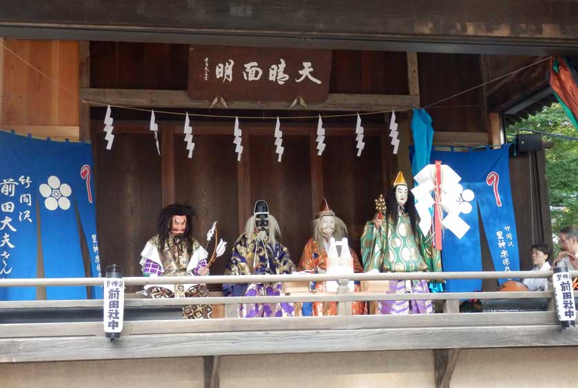 Kagura performance in Tokorozawa, Saitama Prefecture.