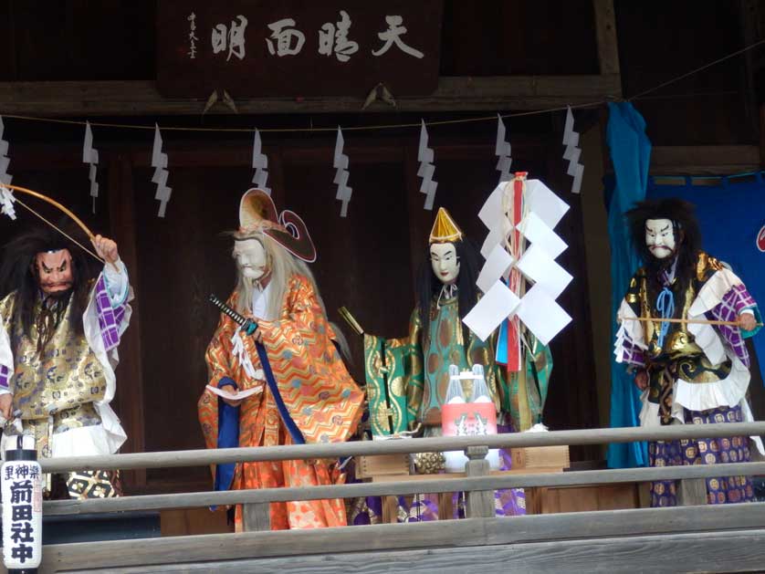 Kagura performance in Tokorozawa, Saitama.