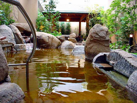 LaQua Onsen, Tokyo, Japan.