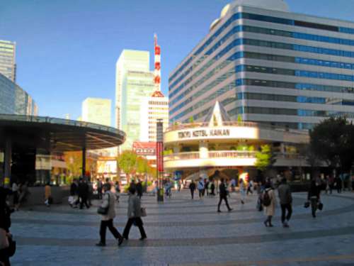 Yurakucho Station east side, Tokyo Kotsu Kaikan.