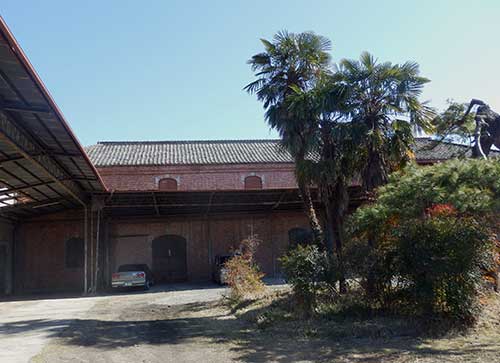 Meiji era warehouse close to Joshu Tomioka Station, Tomioka, Gunma Prefecture.