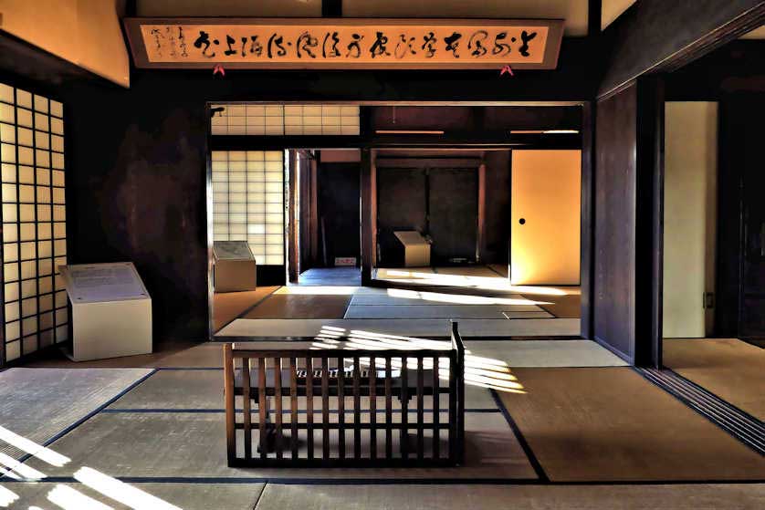 Interior of the Sugiyama Family Residence in Tondabayashi.