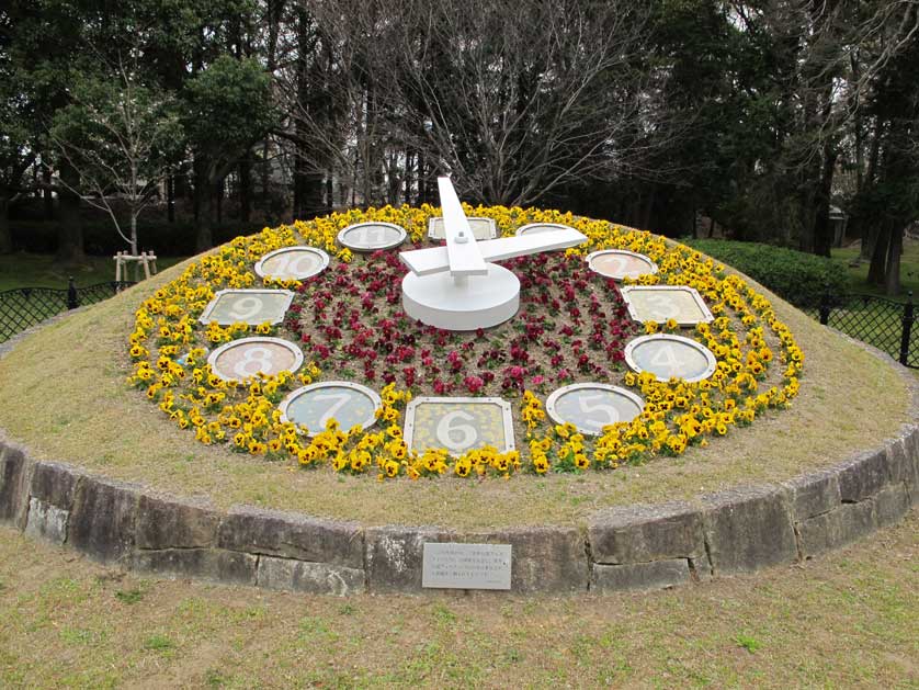 Flower clock, Toyohashi, Japan.