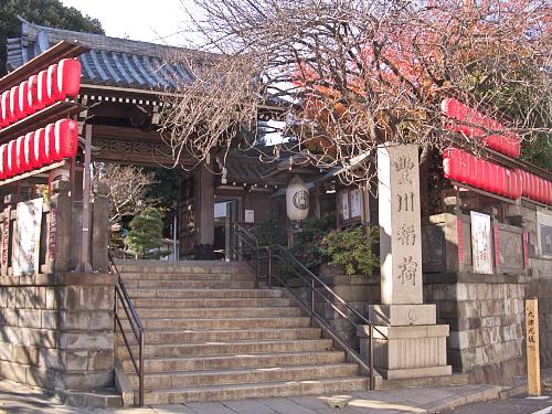 Entrance of Toyokawa Inari Temple, Akasaka, Tokyo.