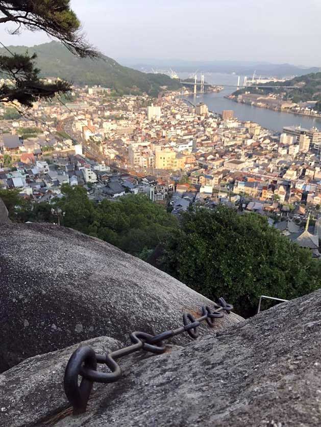 Alternative path to peak above Onomichi, Japan.