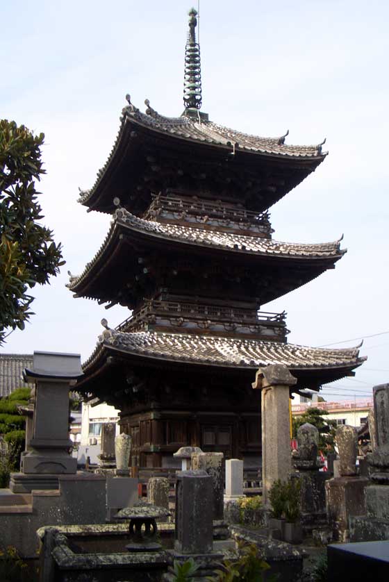 Ryugenji Pagoda in Usuki, Oita Prefecture, Kyushu, Japan.