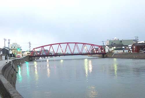 Iroha Bridge, Wajima, Ishikawa.