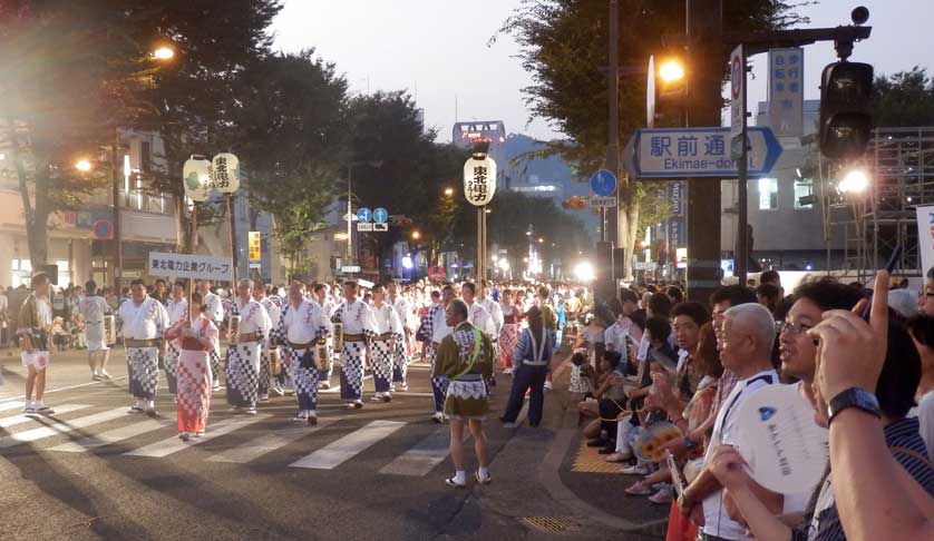 Parade at the Waraji Festival, Fukushima.