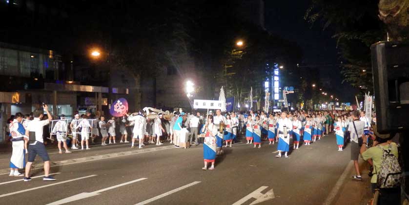 Waraji Festival Parade, Fukushima Prefecture, Tohoku, Japan.