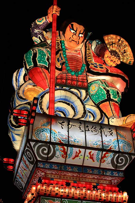 Nebuta float, Warasse, Aomori.