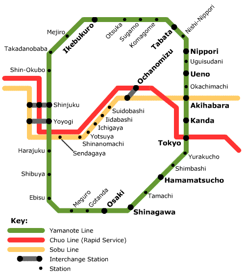 Chuo Sobu Line Map Chuo-Sobu Line | Japan Experience