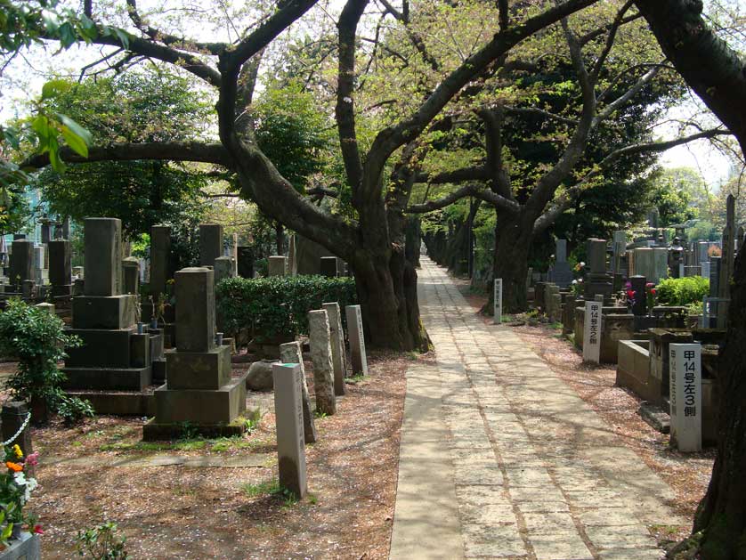 Yanaka cemetery, Tokyo, Japan.