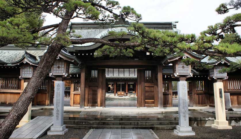 Yatsushiro Castle, Kumamoto, Kyushu, Japan.