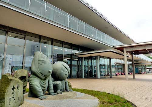 Yokai Statues, Saigo Ferry Terminal.