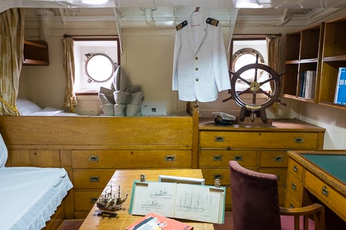 Cabin in the Nippon Maru, Yokoyama Port Museum.