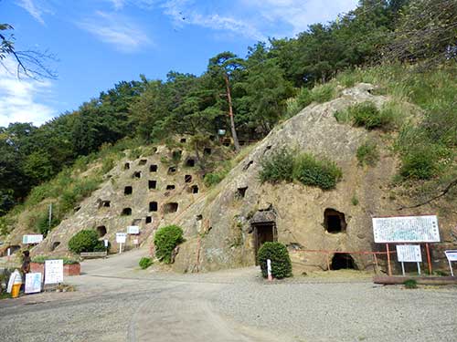 Yoshimi Hundred Caves, Yoshimi, Saitama Prefecture.