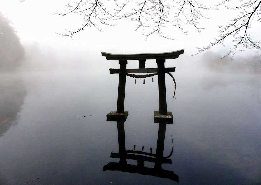 Yufuin temples and shrines, Oita Prefecture.