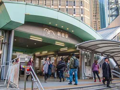 Shinbashi Station, Yurikamome Line.