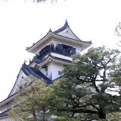 Kochi-Schloss in Shikoku