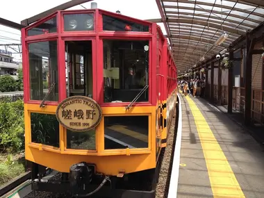 Tren panorámico de Sagano 