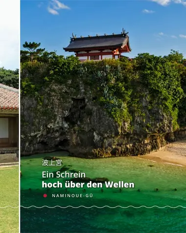 Tempel Naminoue-gu auf der Klippe, Naha