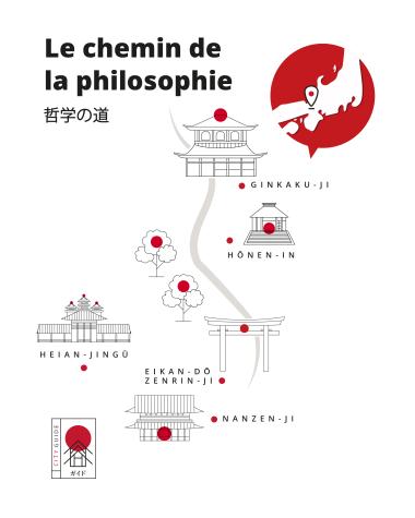 Le Chemin de la Philosophie à Kyoto - Carte 