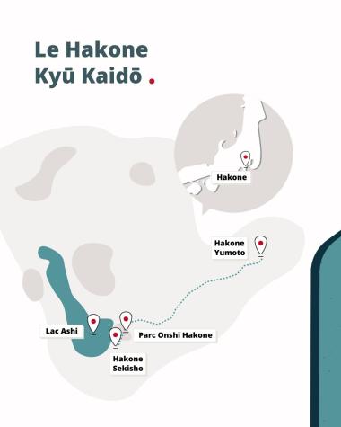 Carte randonnées Hakone