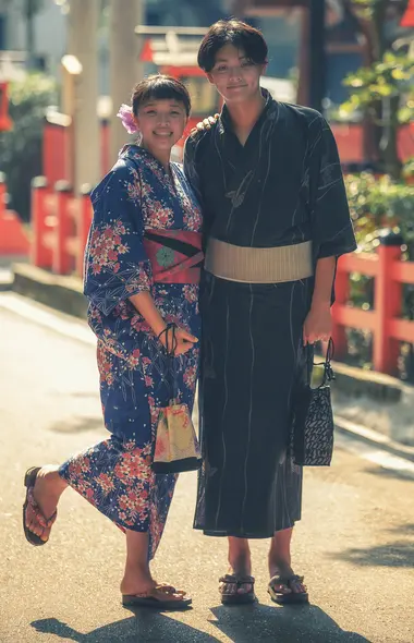 Yukata and jinbei: dressing for summer