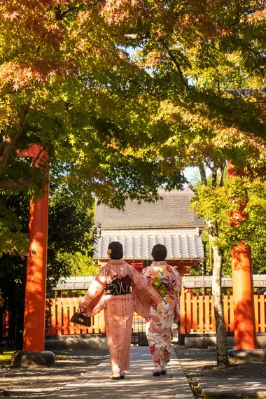 Women wearing Kimono 