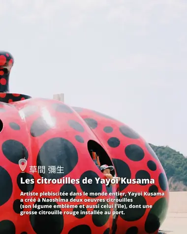 Les citrouilles de Yayoi Kusama