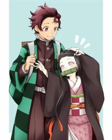 Tanjiro et Nezuko 